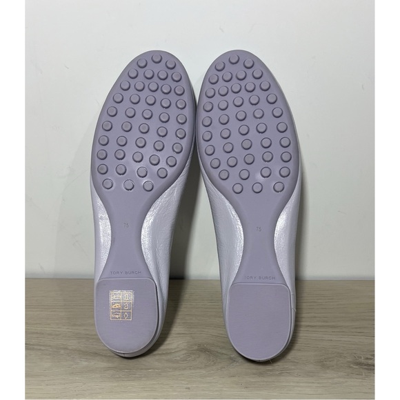 NEW Tory Burch  Claire Ballet
Flats Leather Logo Spring
Lavender Lilac - Picture 9 of 9